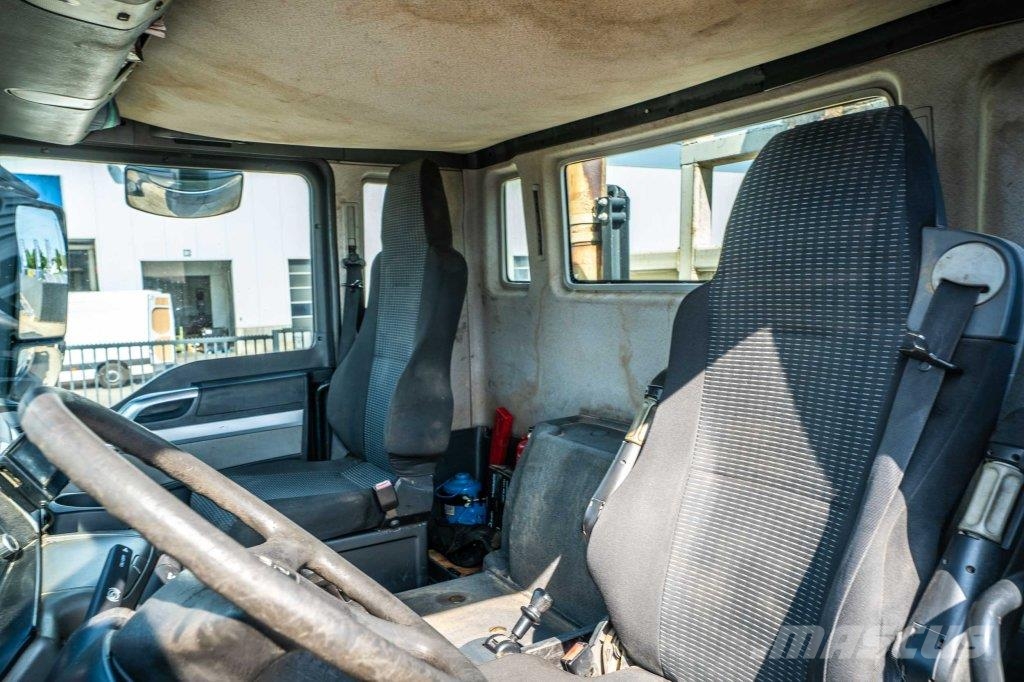 MAN TGS 33.400 BB - HIAB 377 E-5 HIPRO 플랫베드/드롭사이드 트럭