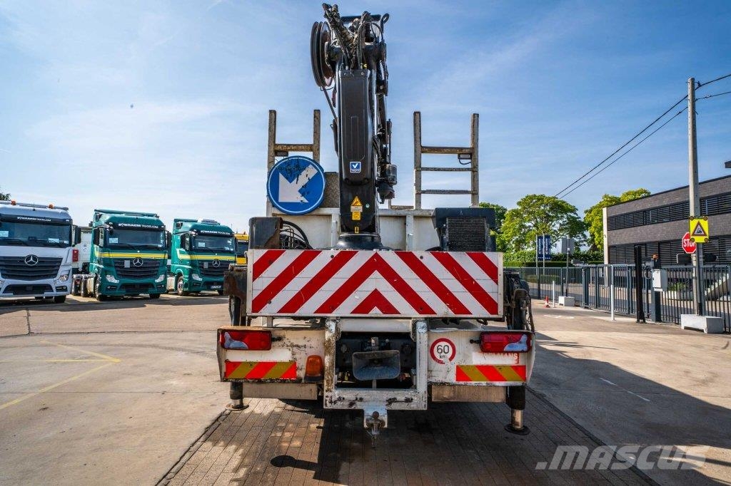 MAN TGS 33.400 BB - HIAB 377 E-5 HIPRO 플랫베드/드롭사이드 트럭
