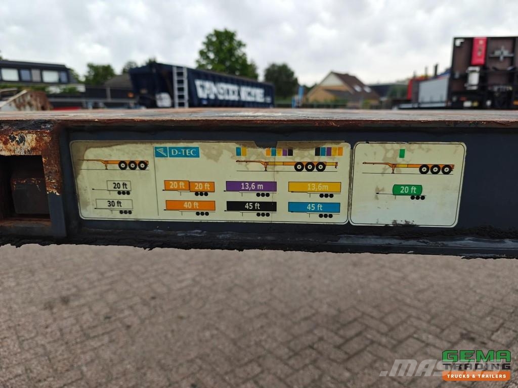 D-tec FT-43-03V Multi - All Connections - GenSet - LiftA نصف مقطورات حاويات