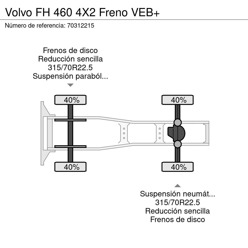 Volvo FH 460 4X2 Freno VEB+ Camiones tractor