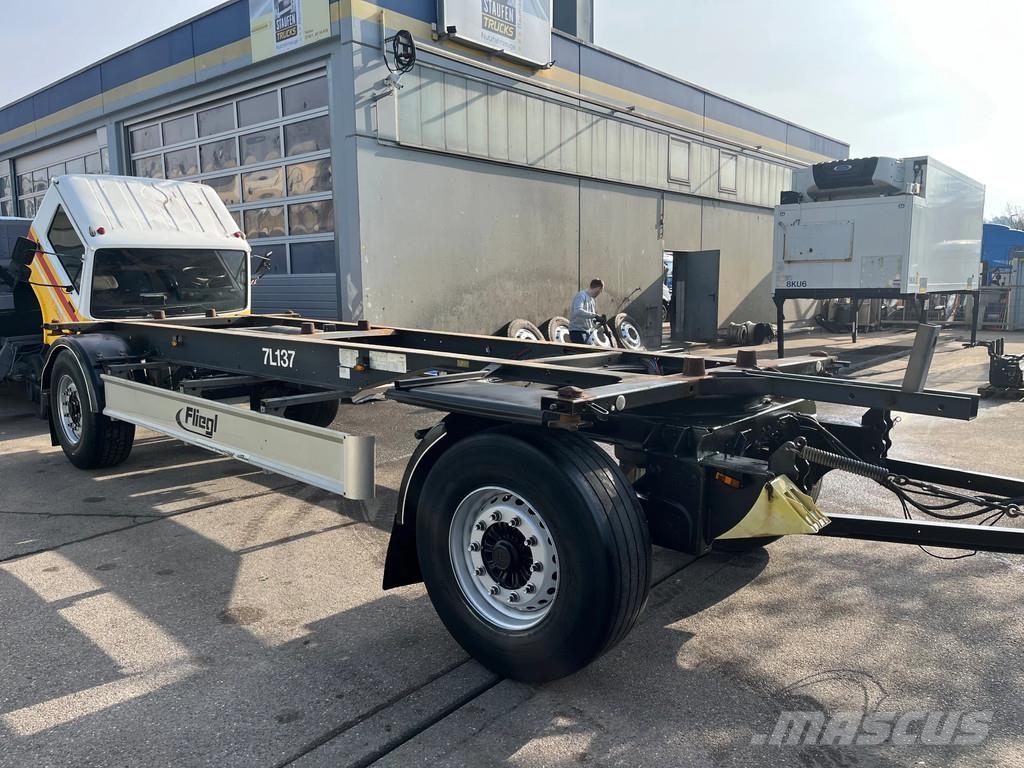 Fliegl 4 x ZWP 180 2-Achs Lafette NEUWERTIG مقطورات حاويات
