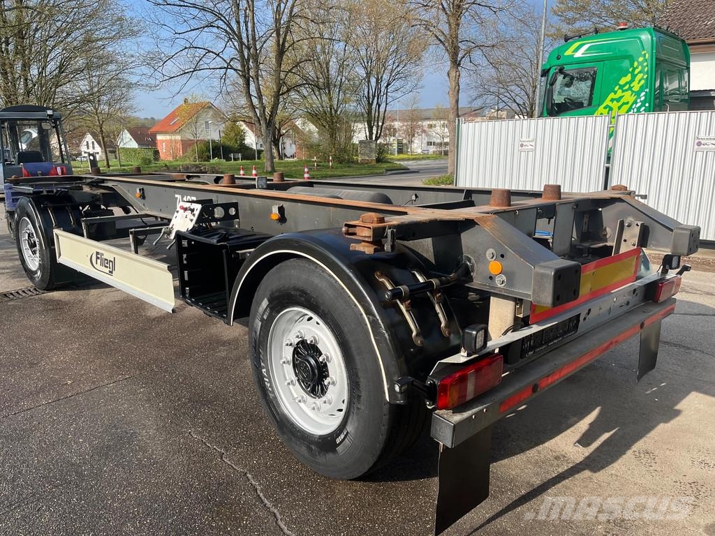 Fliegl 4 x ZWP 180 2-Achs Lafette NEUWERTIG مقطورات حاويات