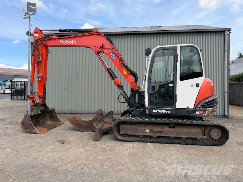 Kubota KX 080-3 Midi excavators  7t - 12t