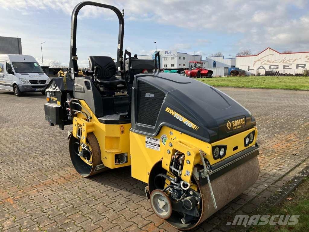 Bomag BW 120 AD-5 Maža asfalto klojimo technika