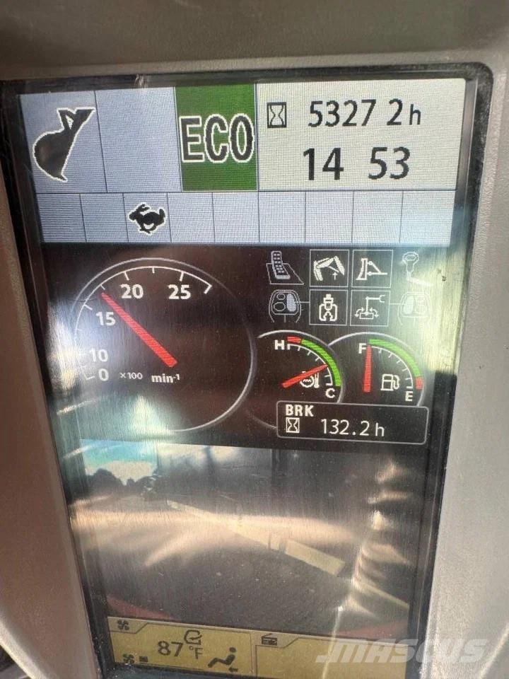 Hitachi ZX140 ZX140-5B 5300 uur !! Ekskavatori uz riteņiem