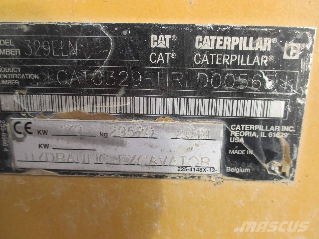 CAT 329 E LN Excavadoras sobre orugas