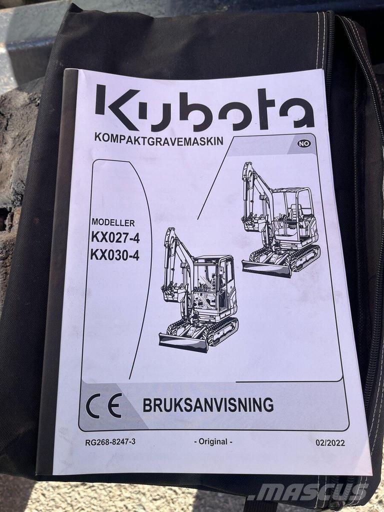 Kubota KX027-4 Minigravere <7t