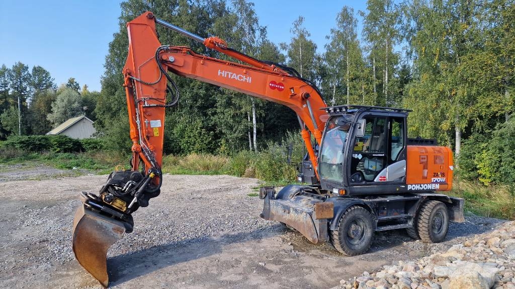 Hitachi 6畳 2017 Hitachi ZX wheel excavator, used Hitachi ZX wheel excavator for