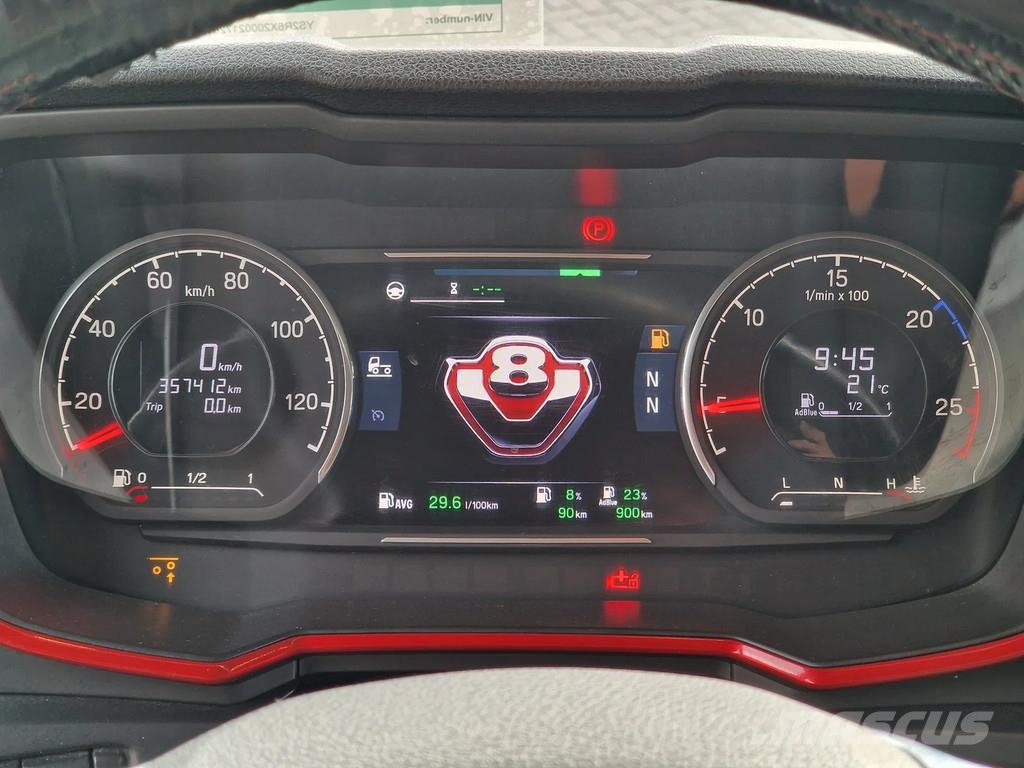 Scania R580 V8 NGS Highline 6x2 - BDF - Retarder - Full a Demontažnii kamioni za podizanje kabela