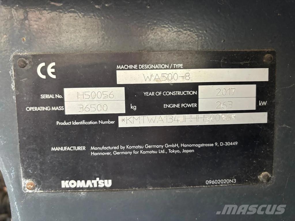 Komatsu WA500-8 لوادر بعجل