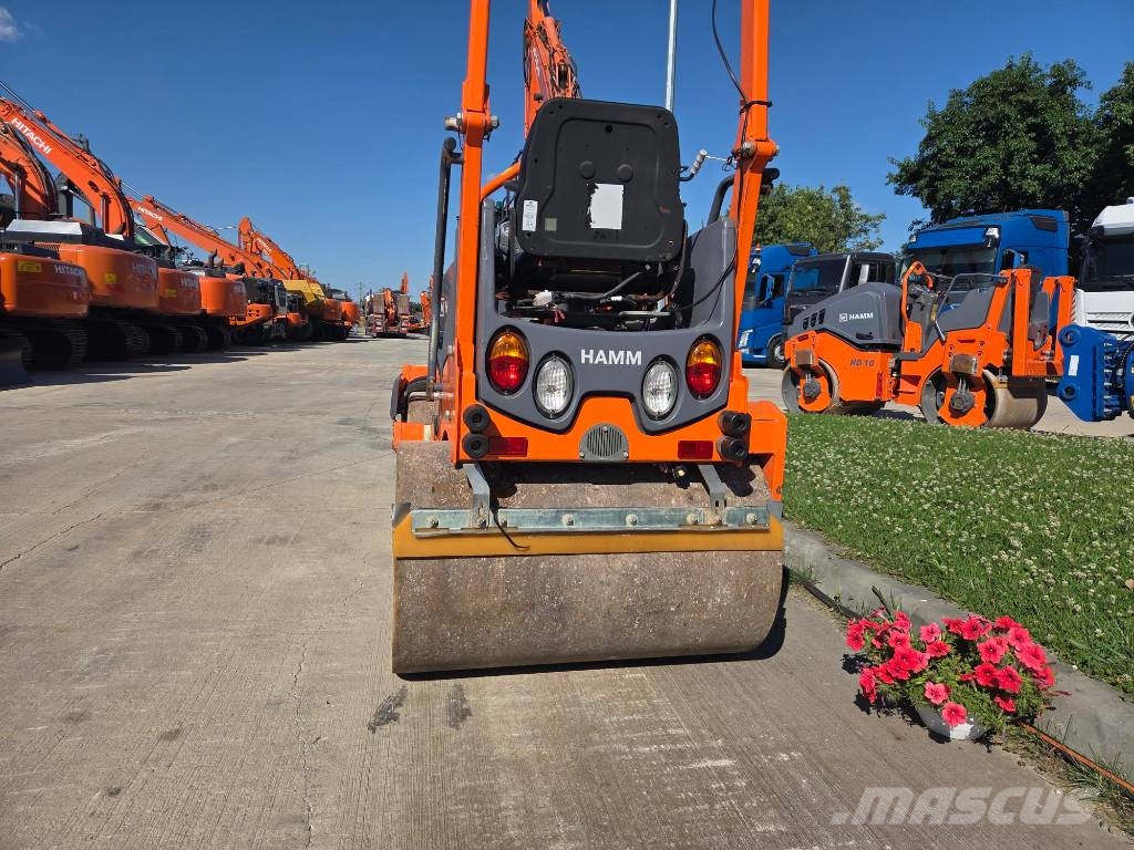 Hamm HD 10 C VV, 2019, 667h, 1m wide, Kubota Οδοστρωτήρες διπλού κυλίνδρου