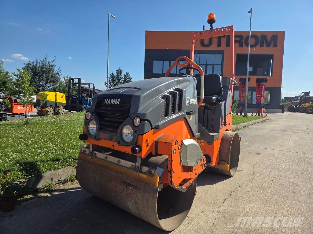 Hamm HD 10 C VV, 2019, 667h, 1m wide, Kubota Οδοστρωτήρες διπλού κυλίνδρου