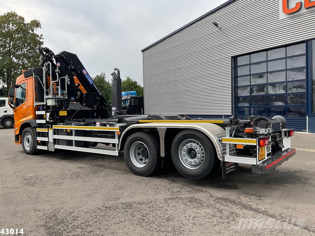Volvo FM 430 HMF 23 Tonmeter laadkraan Lastväxlare/Krokbilar
