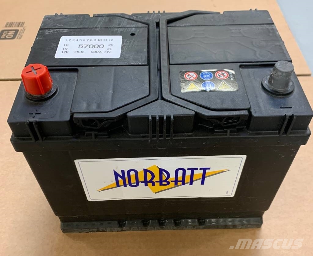 Norbatt Batteri 12V/75AH med BI Klack - 30-N57000 Jäähdyttimet