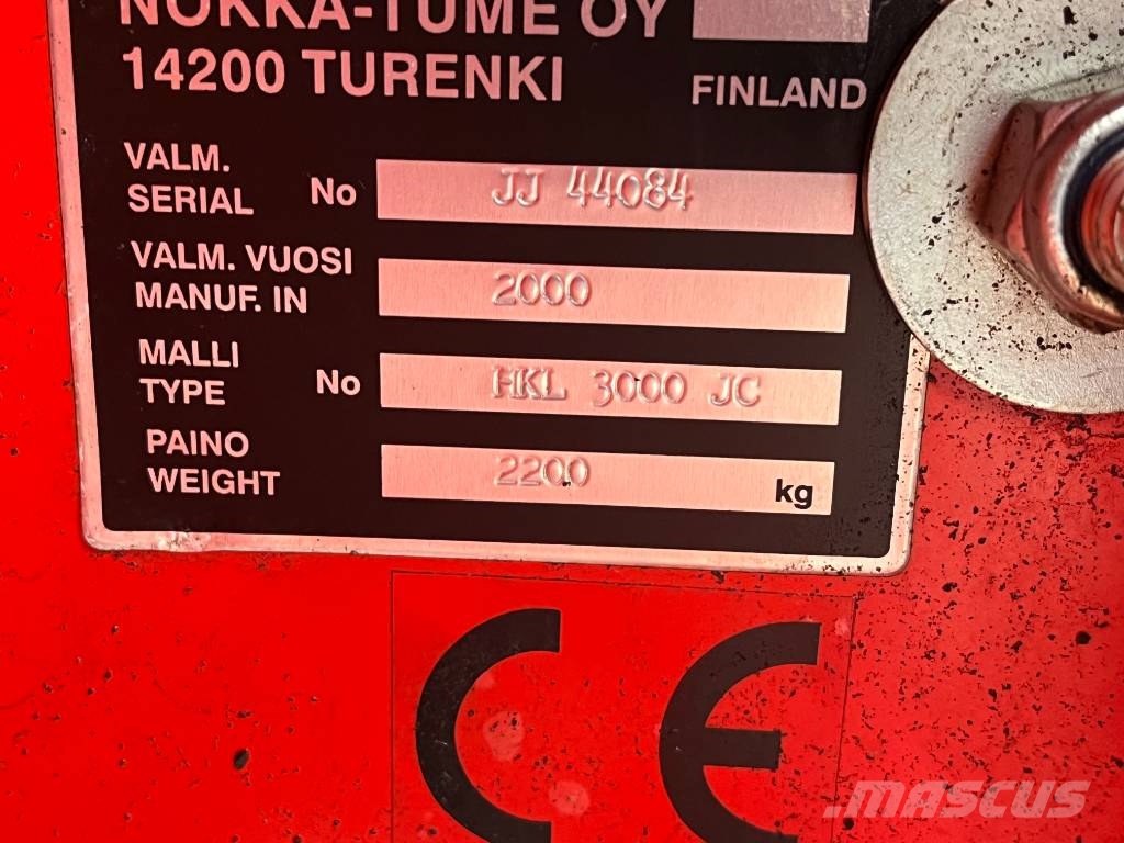 Tume JC3000 Kombinētās sējmašīnas