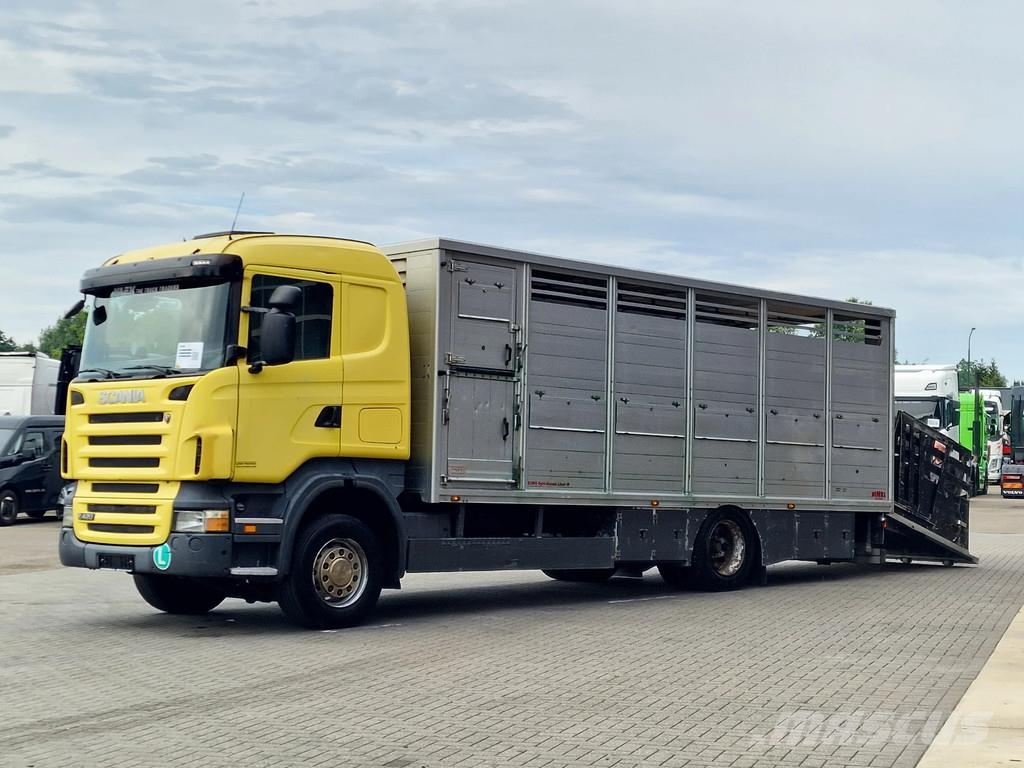 Scania R420 4x2 - Finkl livestock 16.8M2 - Retarder - Ful شاحنات نقل الحيوانات