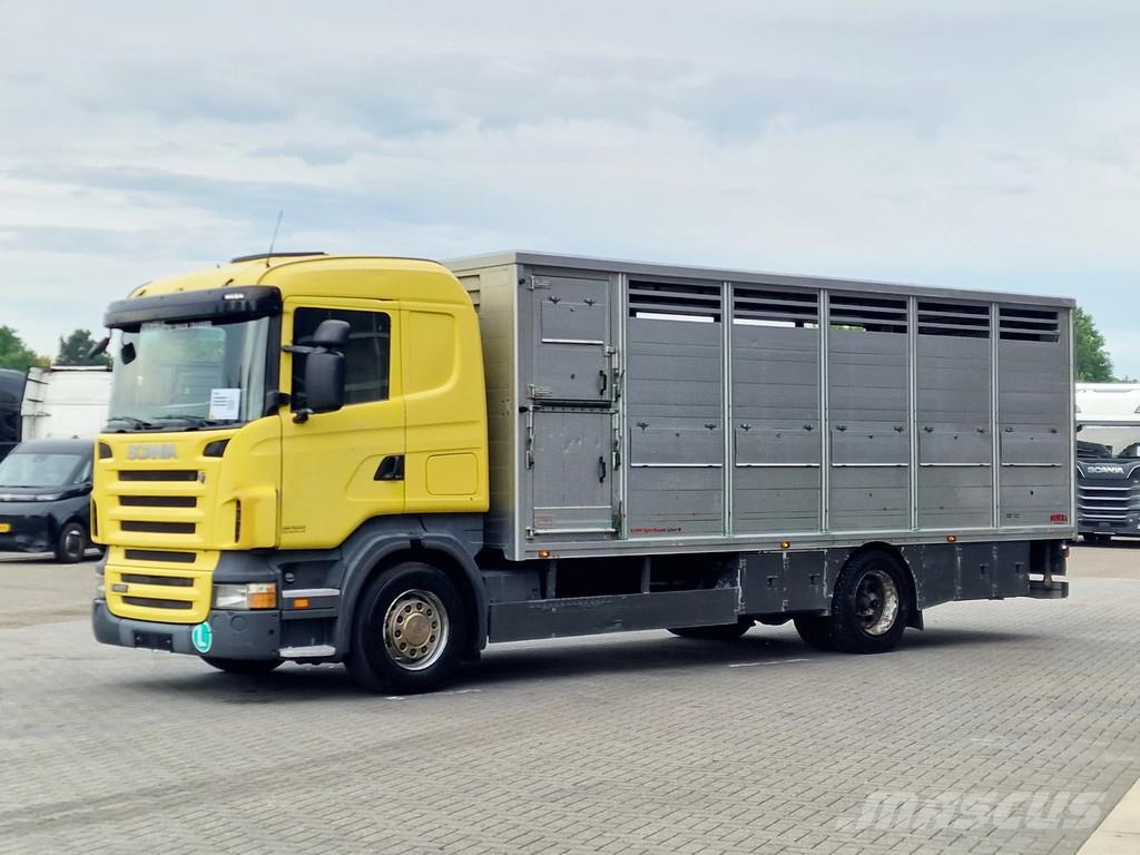 Scania R420 4x2 - Finkl livestock 16.8M2 - Retarder - Ful شاحنات نقل الحيوانات