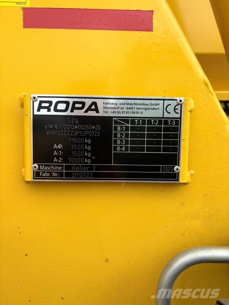 Ropa Keiler 2 Cosechadoras de bulbos
