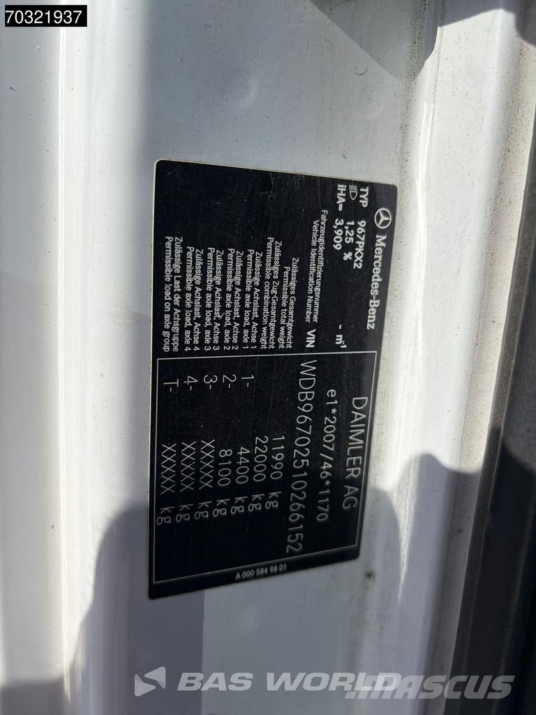 Mercedes-Benz Atego 1223 4X2 12t Automatic Gearbox Full Air 1,5t Camión con caja abierta