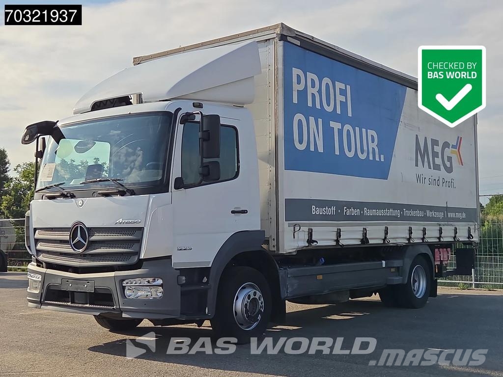 Mercedes-Benz Atego 1223 4X2 12t Automatic Gearbox Full Air 1,5t Pritsche & Plane
