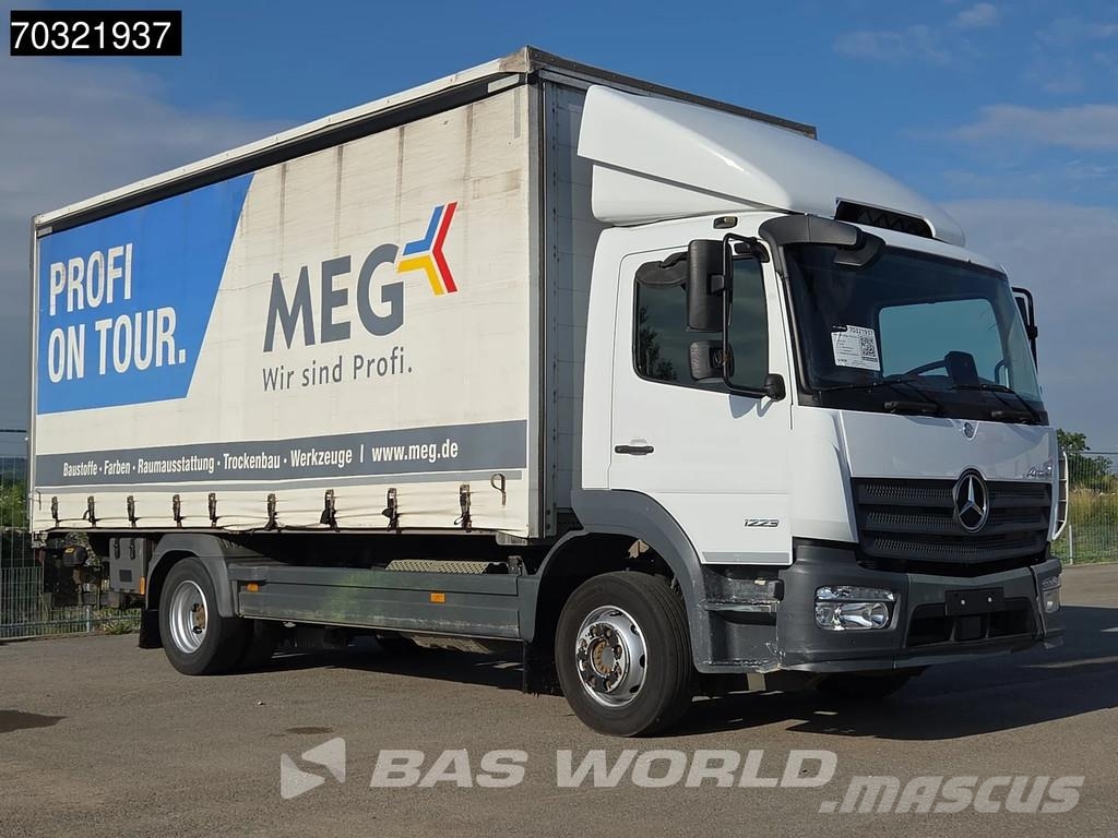 Mercedes-Benz Atego 1223 4X2 12t Automatic Gearbox Full Air 1,5t Pritsche & Plane