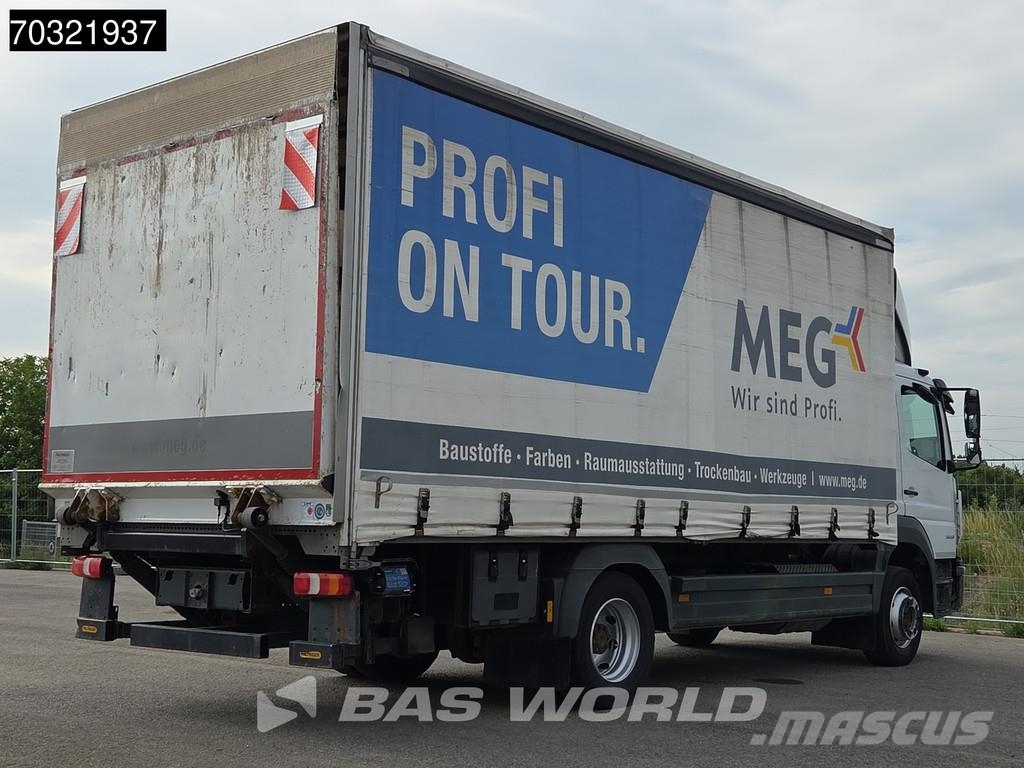 Mercedes-Benz Atego 1223 4X2 12t Automatic Gearbox Full Air 1,5t شاحنات بغطاء جانبي