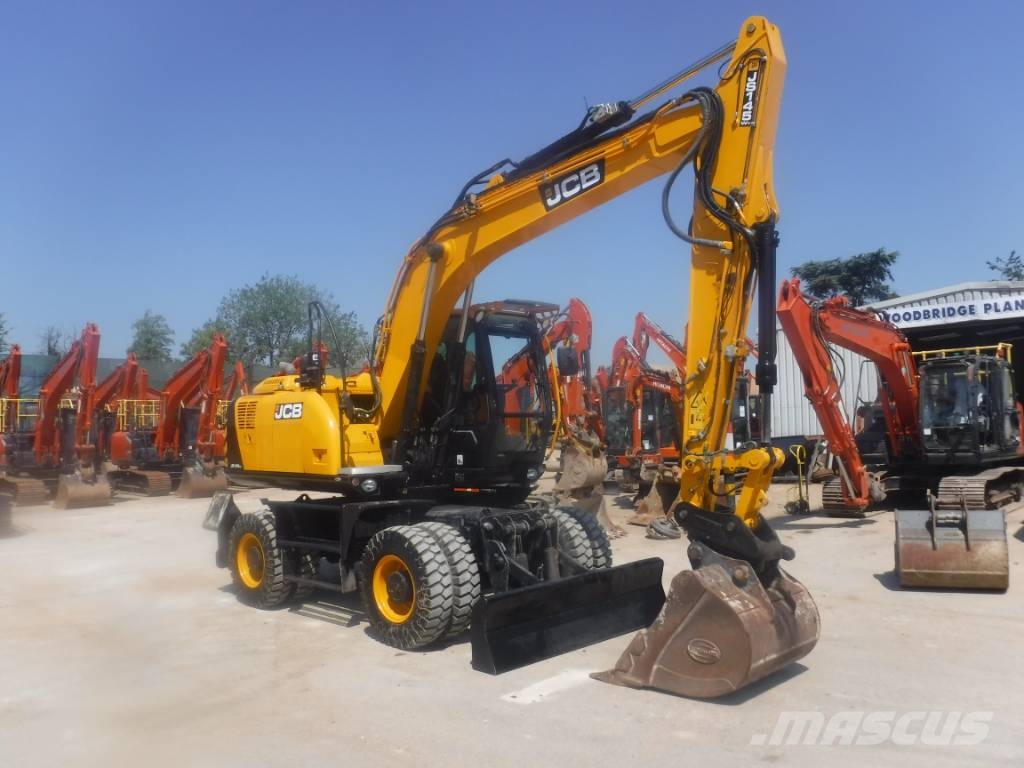 JCB JS 145 W + Excavadoras de ruedas
