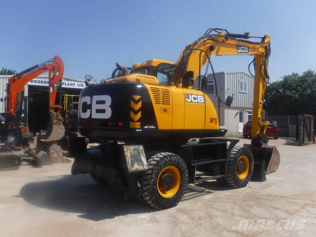 JCB JS 145 W + Excavadoras de ruedas