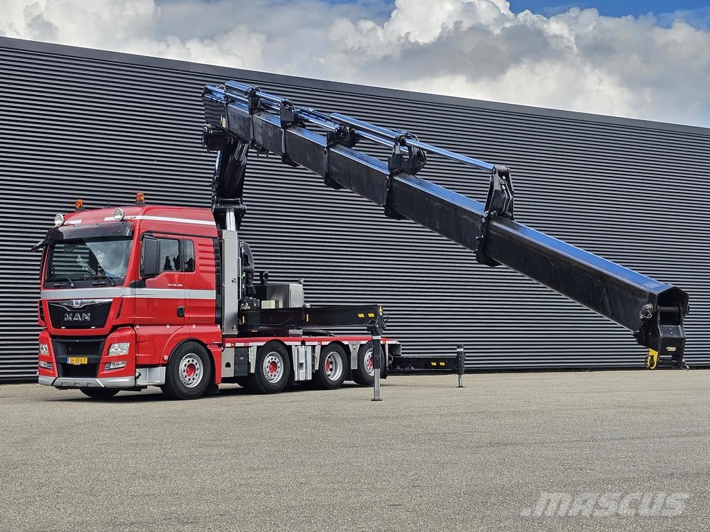 MAN TGX 37.480 8x2-6 / HMF 85 t/m CRANE / KRAN Caminhões guindaste