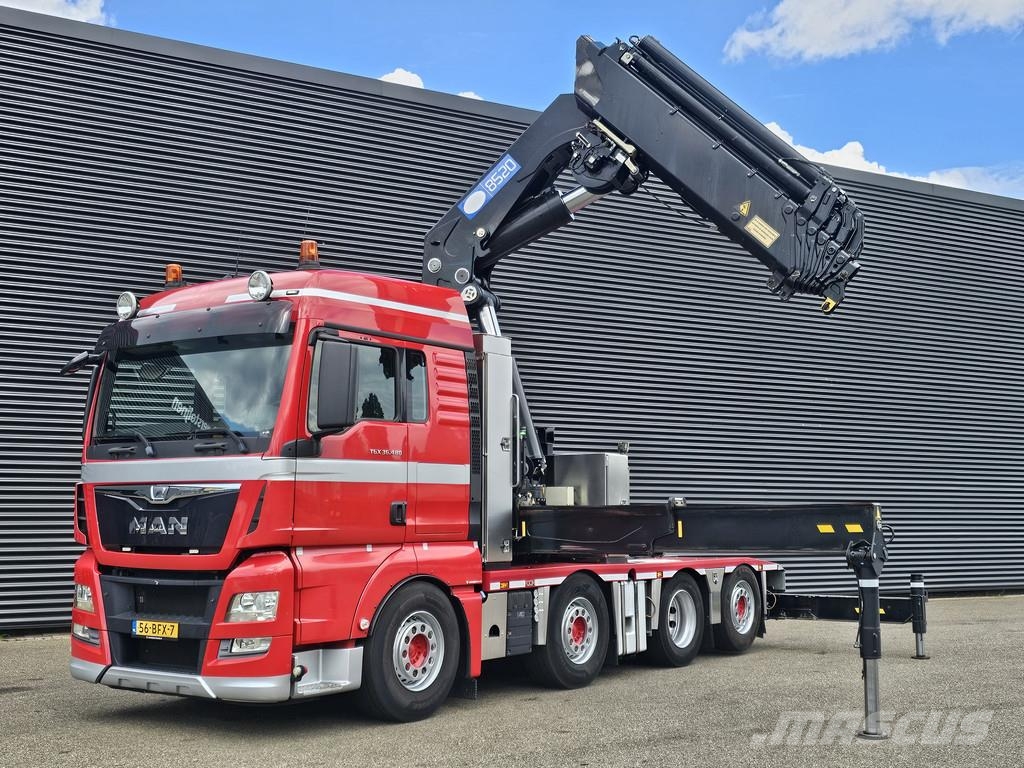 MAN TGX 37.480 8x2-6 / HMF 85 t/m CRANE / KRAN Caminhões guindaste