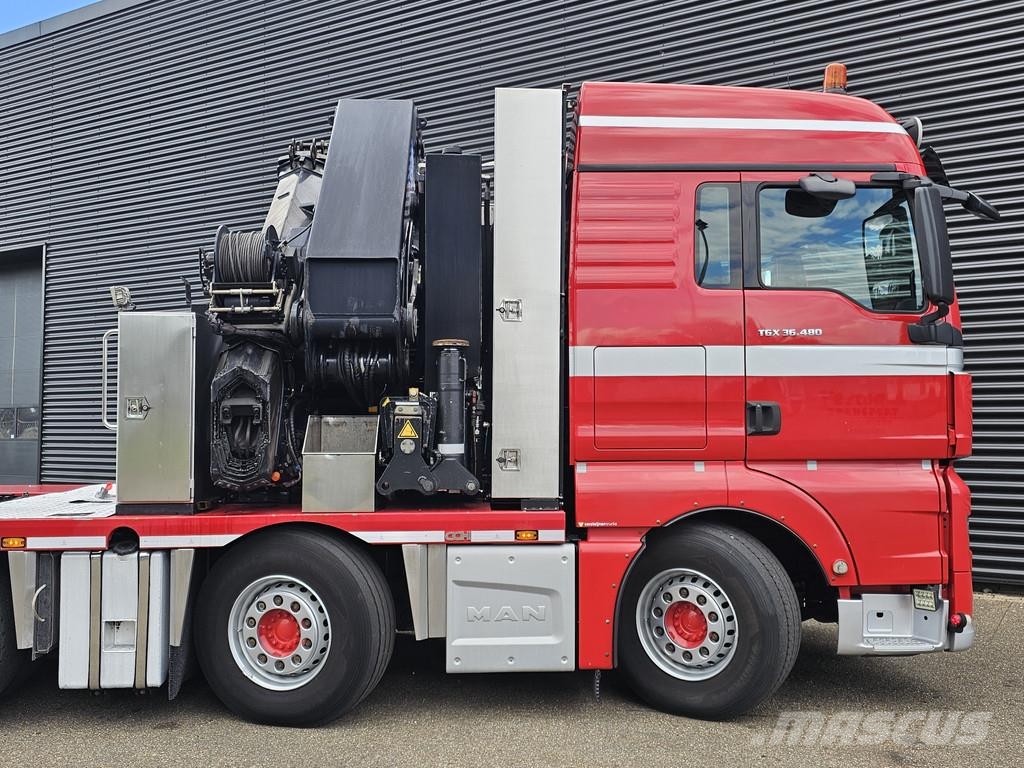 MAN TGX 37.480 8x2-6 / HMF 85 t/m CRANE / KRAN Caminhões guindaste