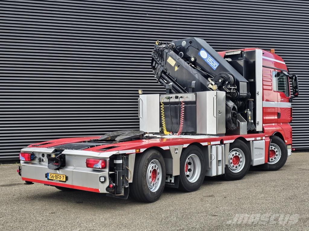 MAN TGX 37.480 8x2-6 / HMF 85 t/m CRANE / KRAN Caminhões guindaste