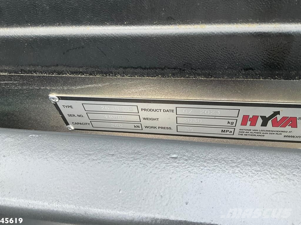 DAF FAN XD 450 Euro 6 Hyvalift 26 Ton haakarmsysteem Rol kiper kamioni s kukama za dizanje