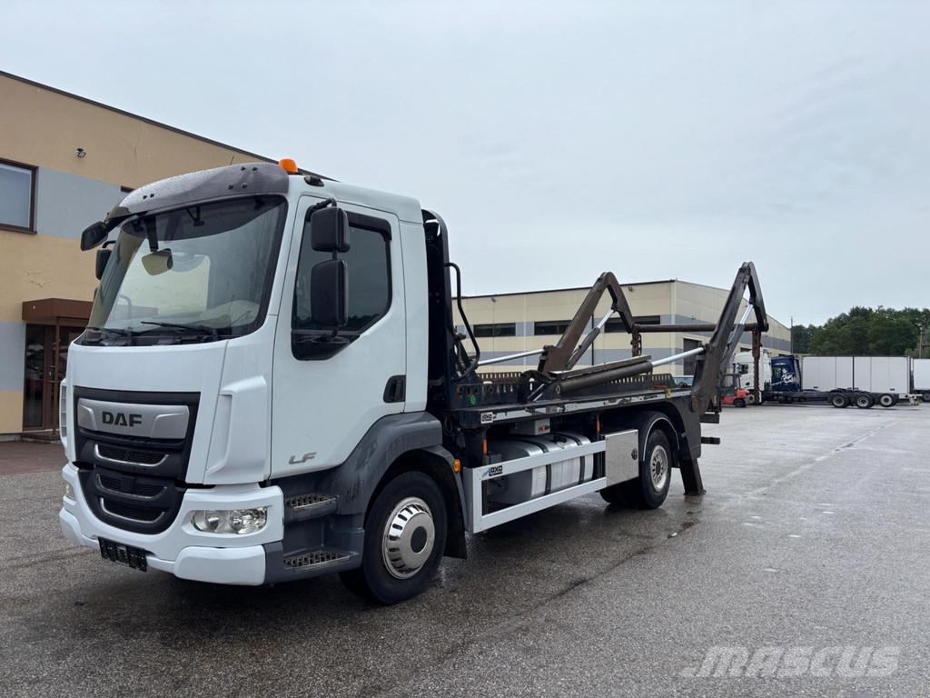 DAF LF 290 4x2 EURO6 + EXTENDABLE PLATFORM Vahetuskastiga tõstukautod