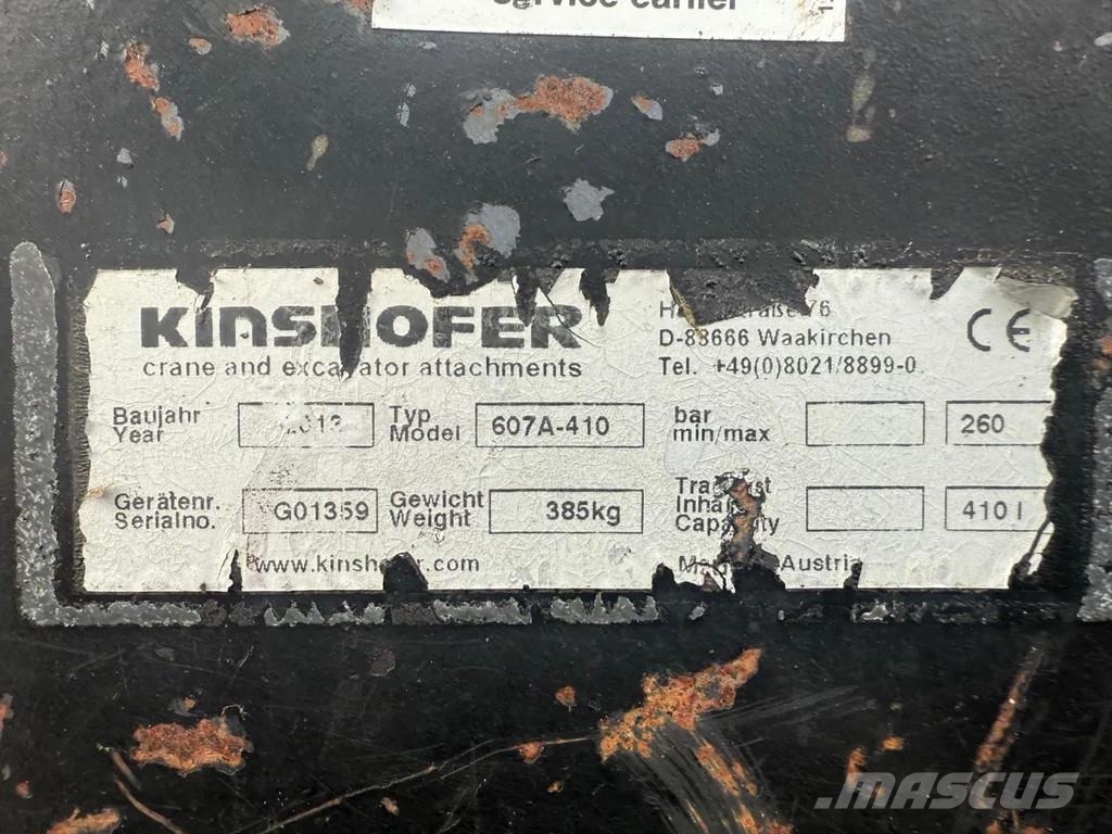 Kinshofer 607A-410 Haaratsid