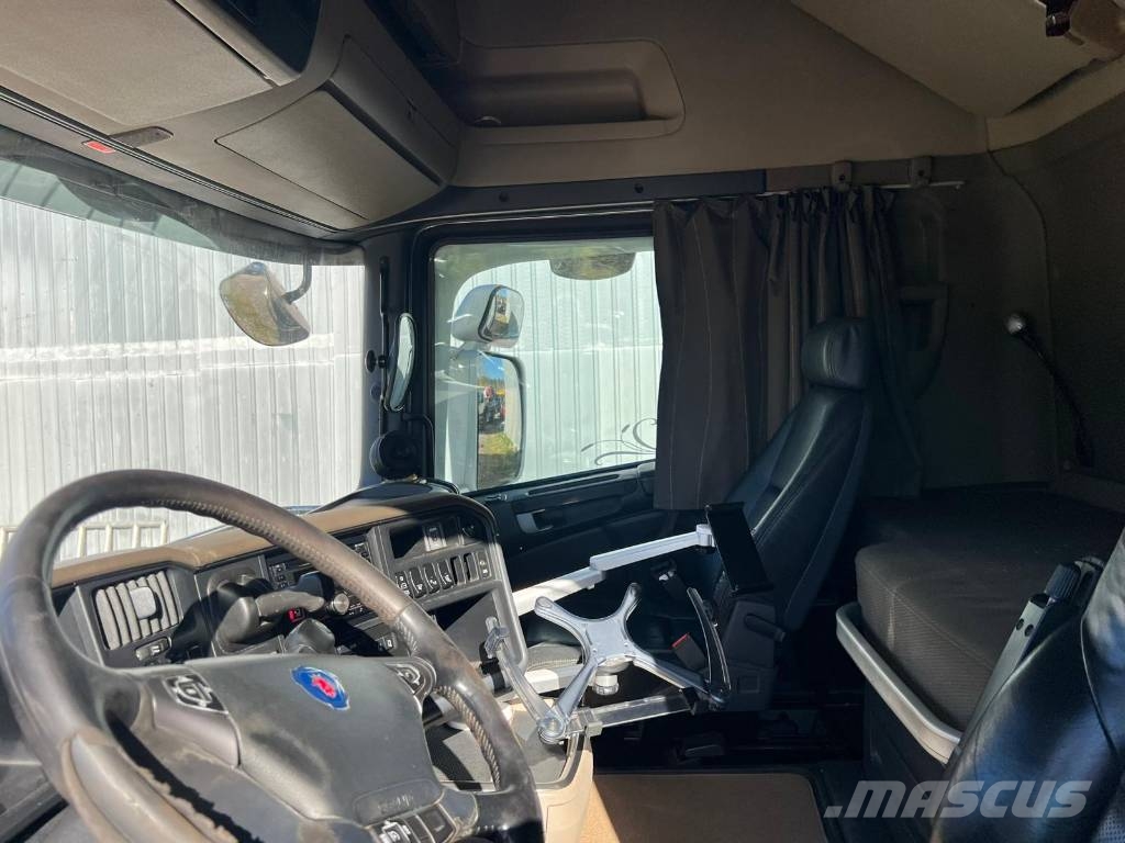 Scania R500 + HYDRAULIC ROOF + HYDRAULIC CURTAINS Flatbed / Dropside trucks