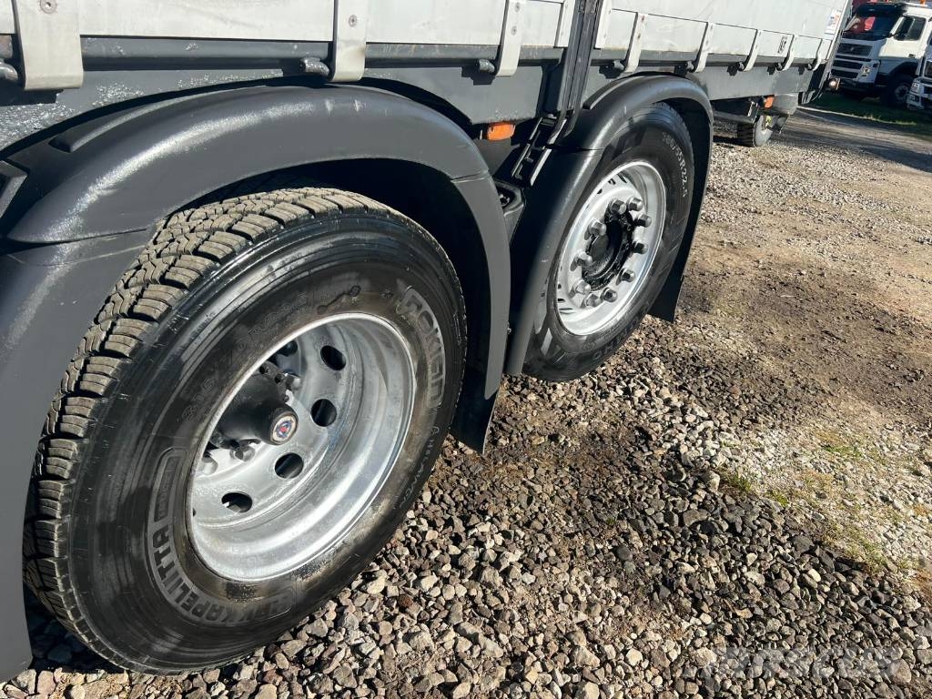 Scania R500 + HYDRAULIC ROOF + HYDRAULIC CURTAINS Flatbed / Dropside trucks