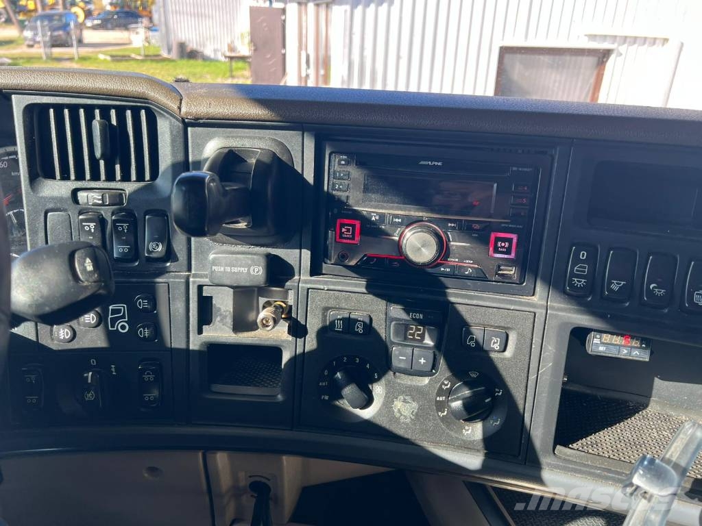 Scania R500 + HYDRAULIC ROOF + HYDRAULIC CURTAINS Flatbed / Dropside trucks