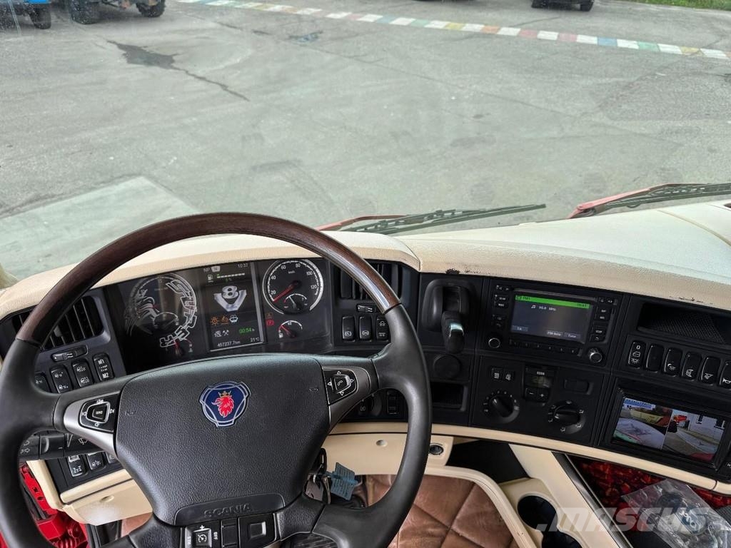 Scania R520 V8 8X2 EURO 6 KIPPER + HMF 2620-K5 + REMOTE C Самоскиди