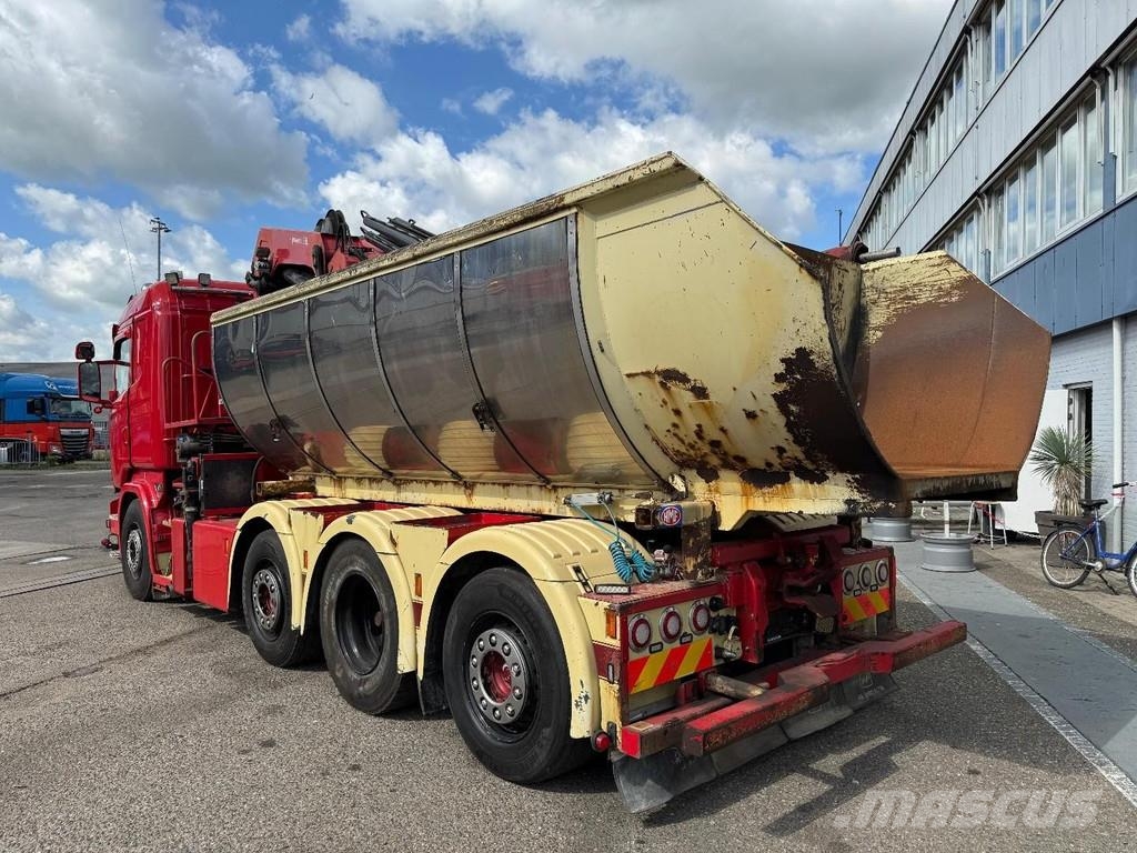 Scania R520 V8 8X2 EURO 6 KIPPER + HMF 2620-K5 + REMOTE C Самоскиди