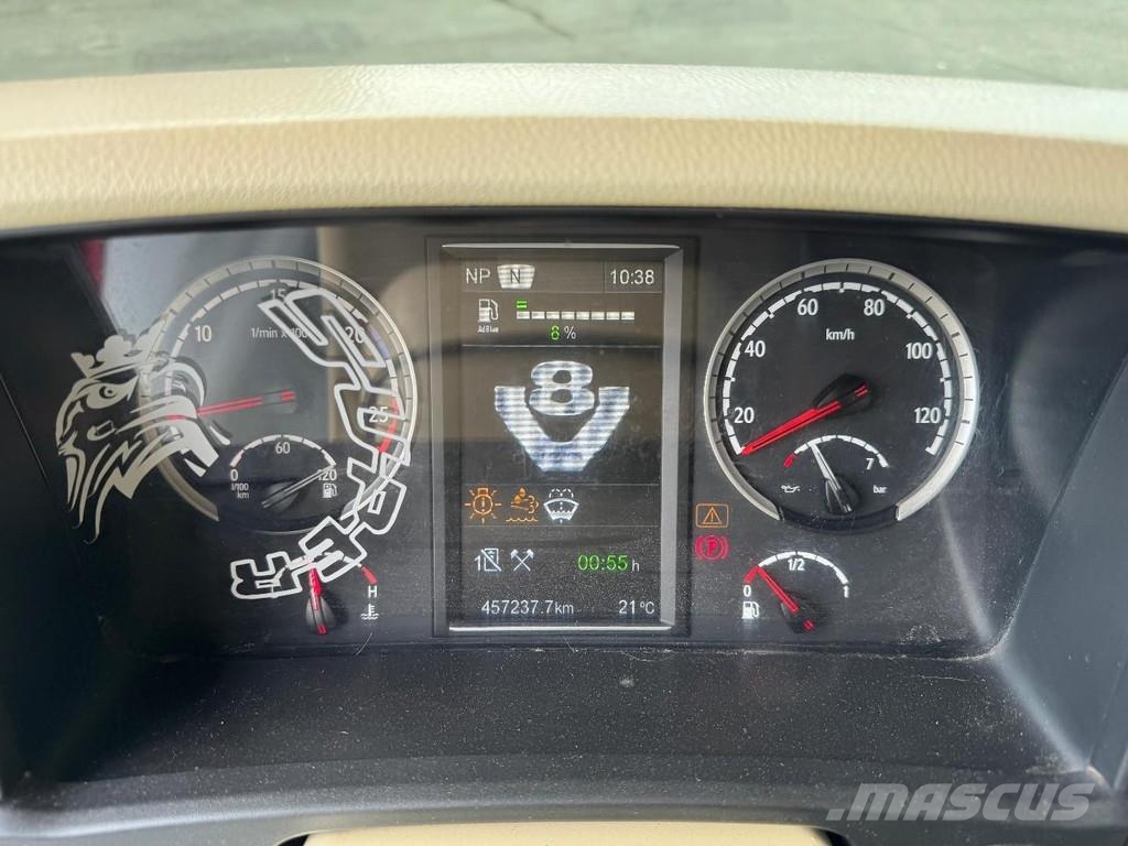 Scania R520 V8 8X2 EURO 6 KIPPER + HMF 2620-K5 + REMOTE C Самоскиди