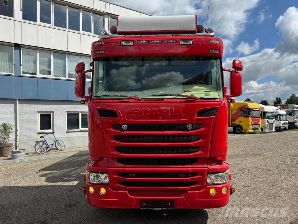 Scania R520 V8 8X2 EURO 6 KIPPER + HMF 2620-K5 + REMOTE C Самоскиди
