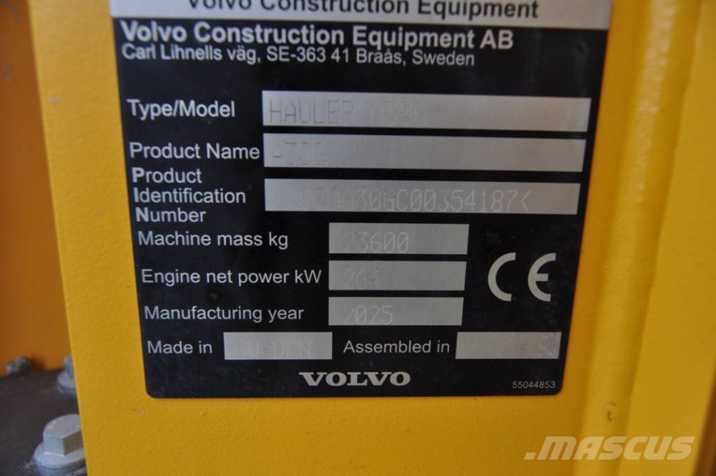 Volvo A 30 G Dumper - Knickgelenk
