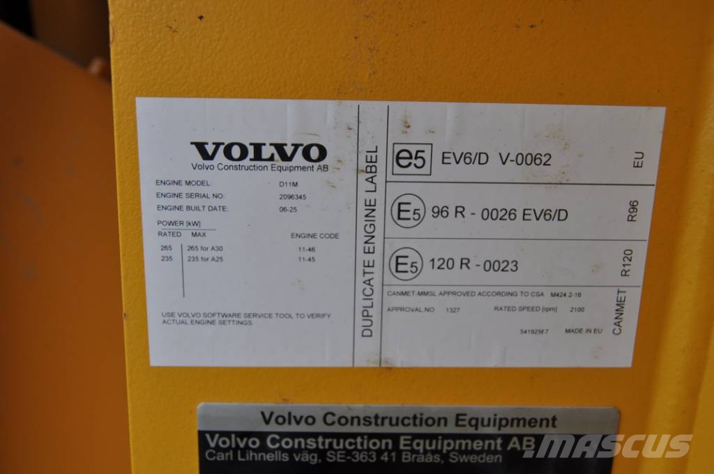 Volvo A 30 G Dumper - Knickgelenk