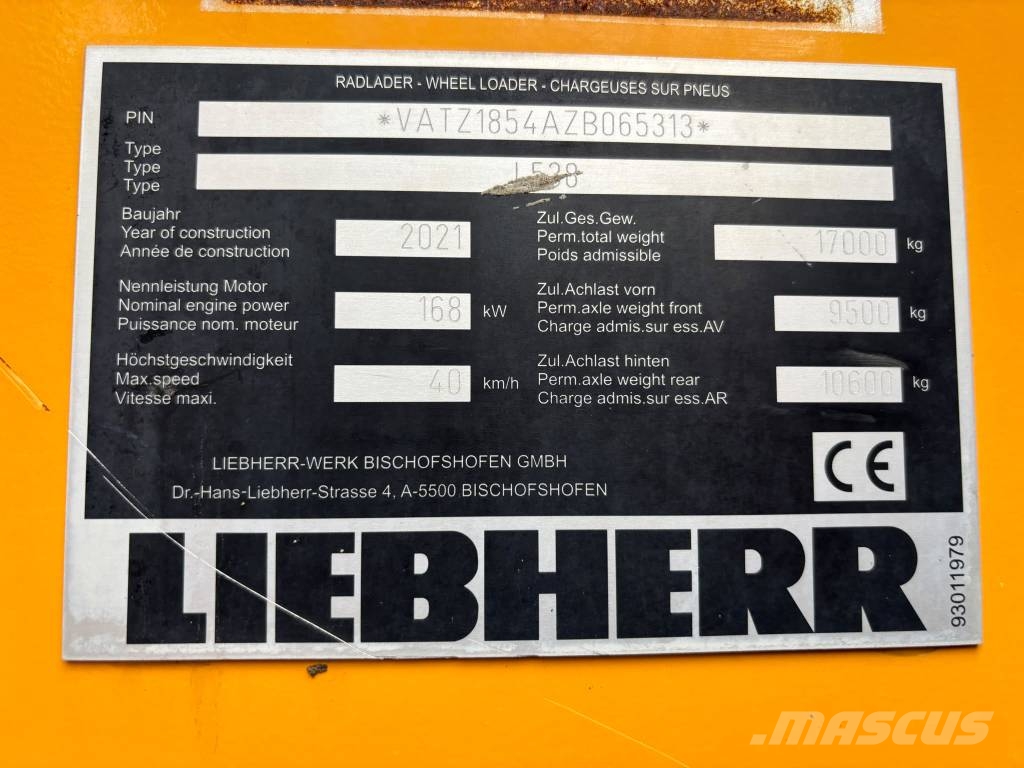 Liebherr 538 Speeder / Aura, Harjalaite, Hyd.piikit, StageV Iekrāvēji uz riteņiem