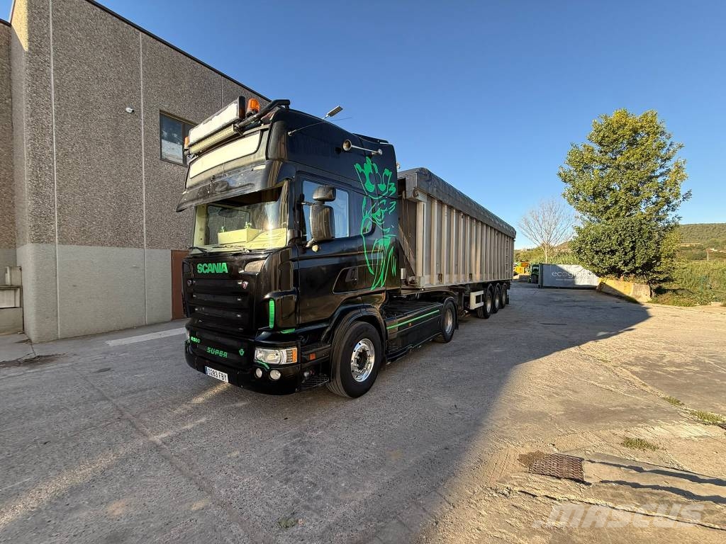 Scania R500+ TISVOL 46M3 Naudoti vilkikai