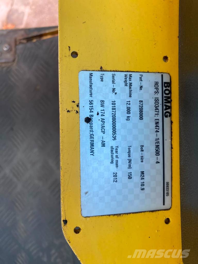 Bomag BW 174 AP Tvilling tromle