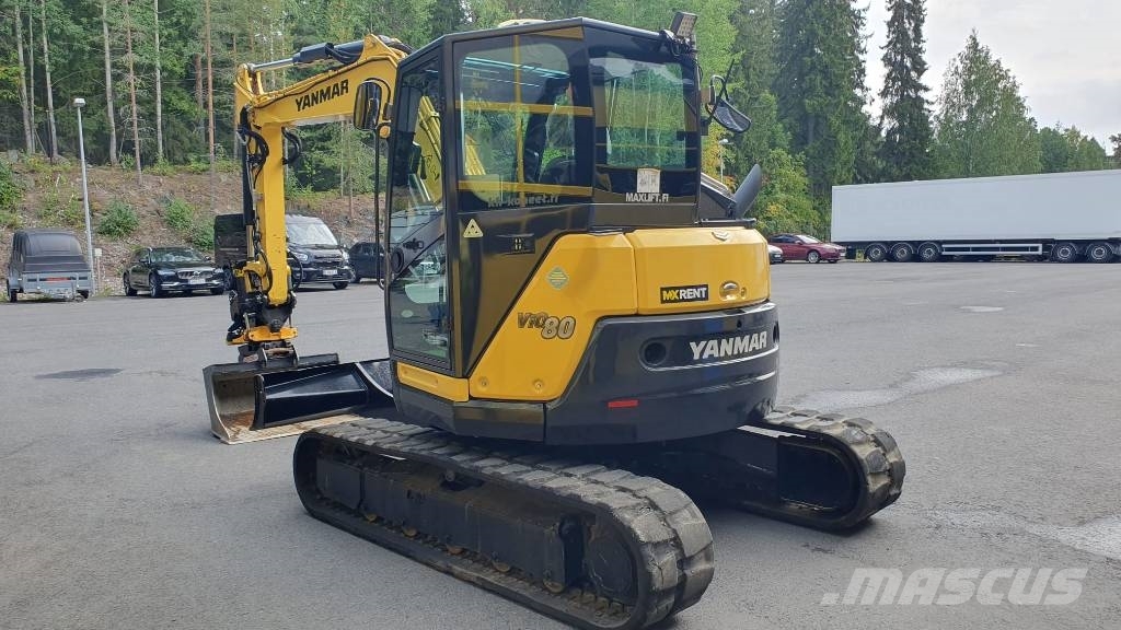 Yanmar ViO80-1A - Myös vuokraus alk. 2900 €/kk! حفارات وسط 7 طن - 12 طن