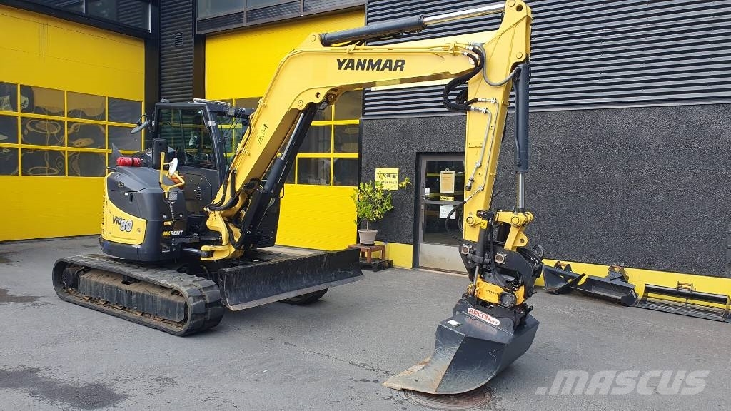 Yanmar ViO80-1A - Myös vuokraus alk. 2900 €/kk! حفارات وسط 7 طن - 12 طن