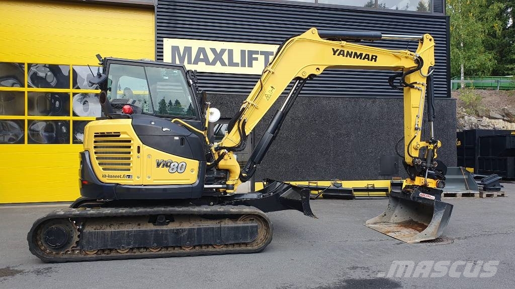 Yanmar ViO80-1A - Myös vuokraus alk. 2900 €/kk! حفارات وسط 7 طن - 12 طن
